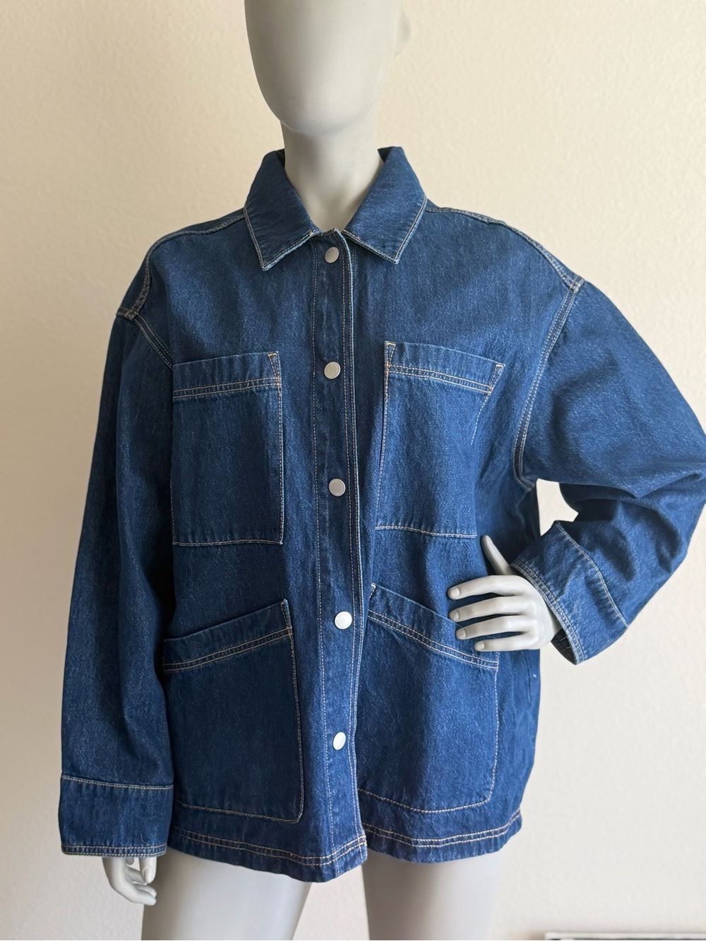 Jean Jacket Universal Thread Denim oversized slouchy M Jacket